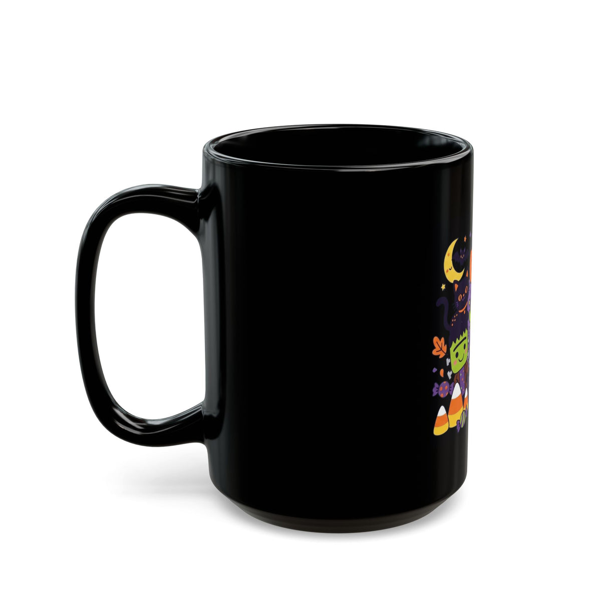 "Spooky Potion" Black Ceramic Mug
