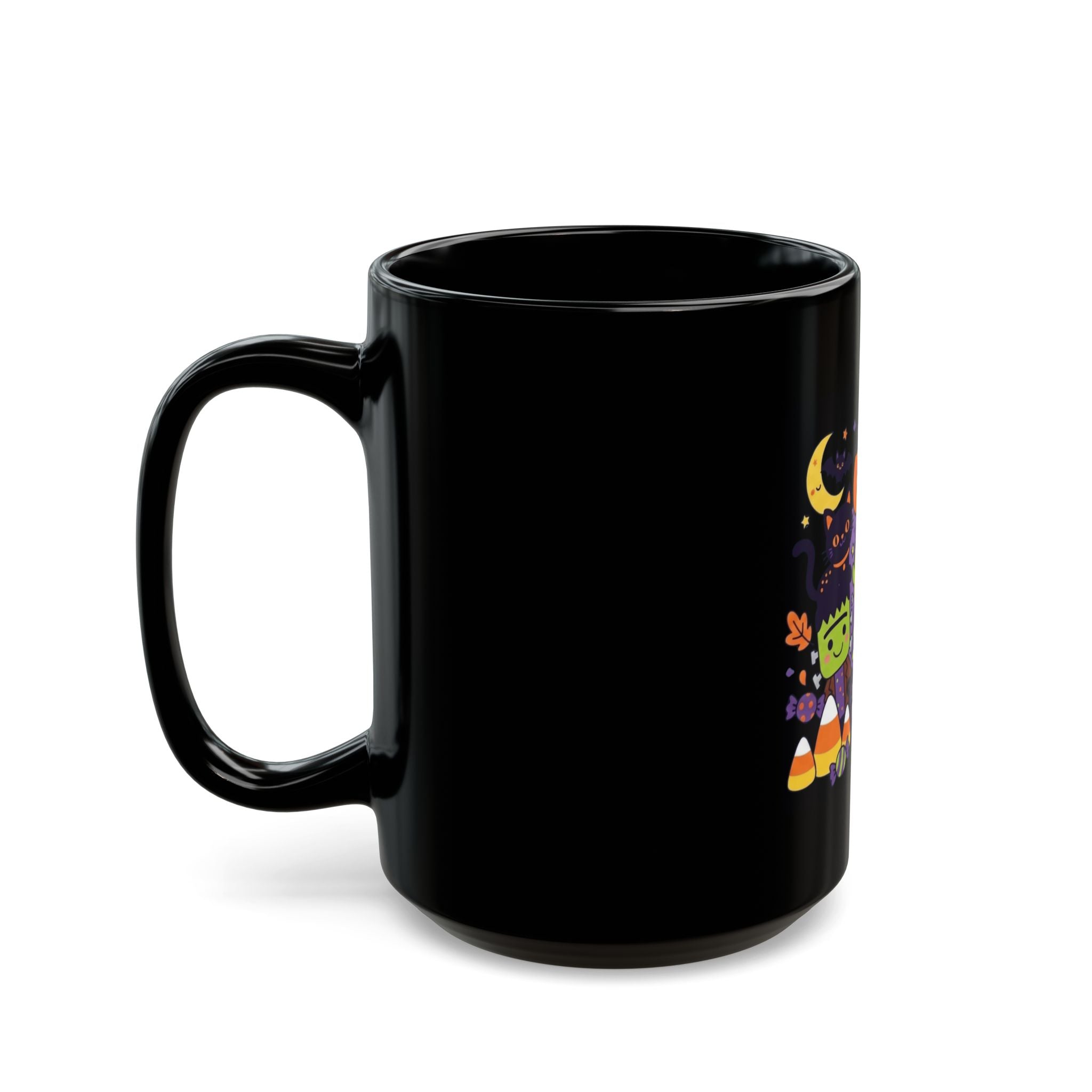 "Spooky Potion" Black Ceramic Mug