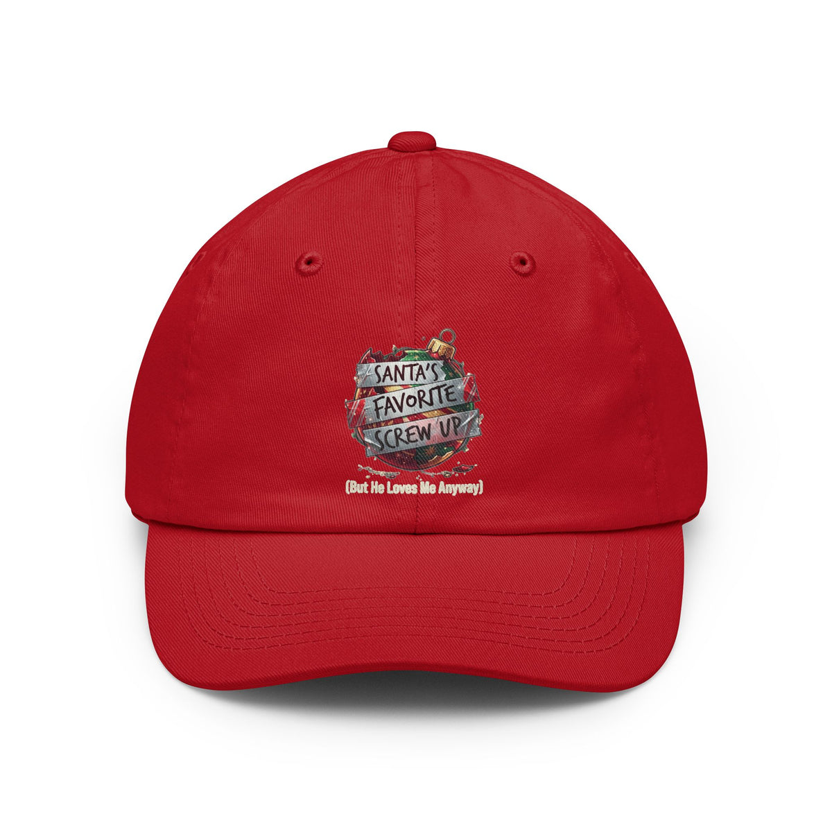 Color: Red | Santa's Favorite Screw Up Dad Hat
