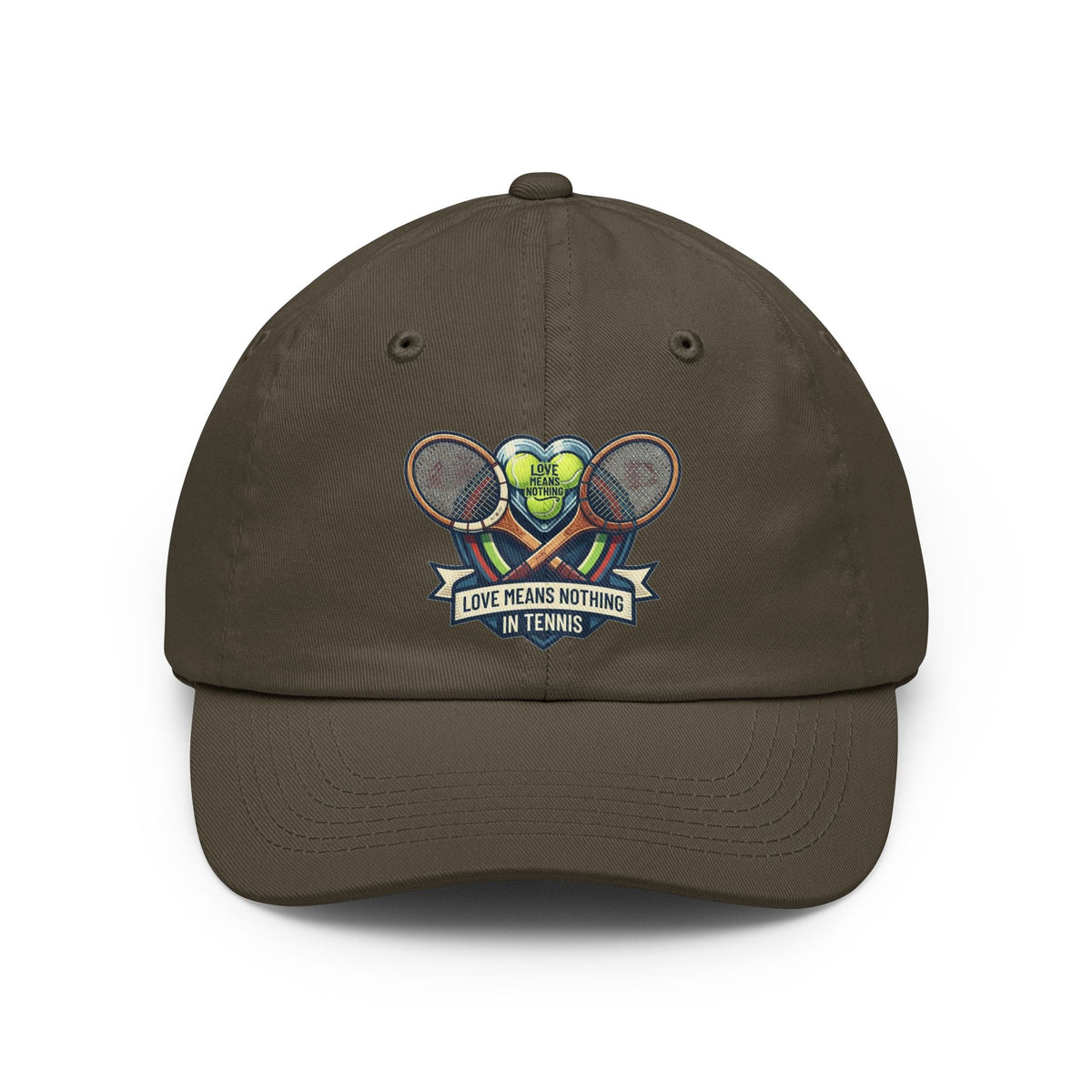 Color: Olive | Love Means Nothing in Tennis Dad Hat
