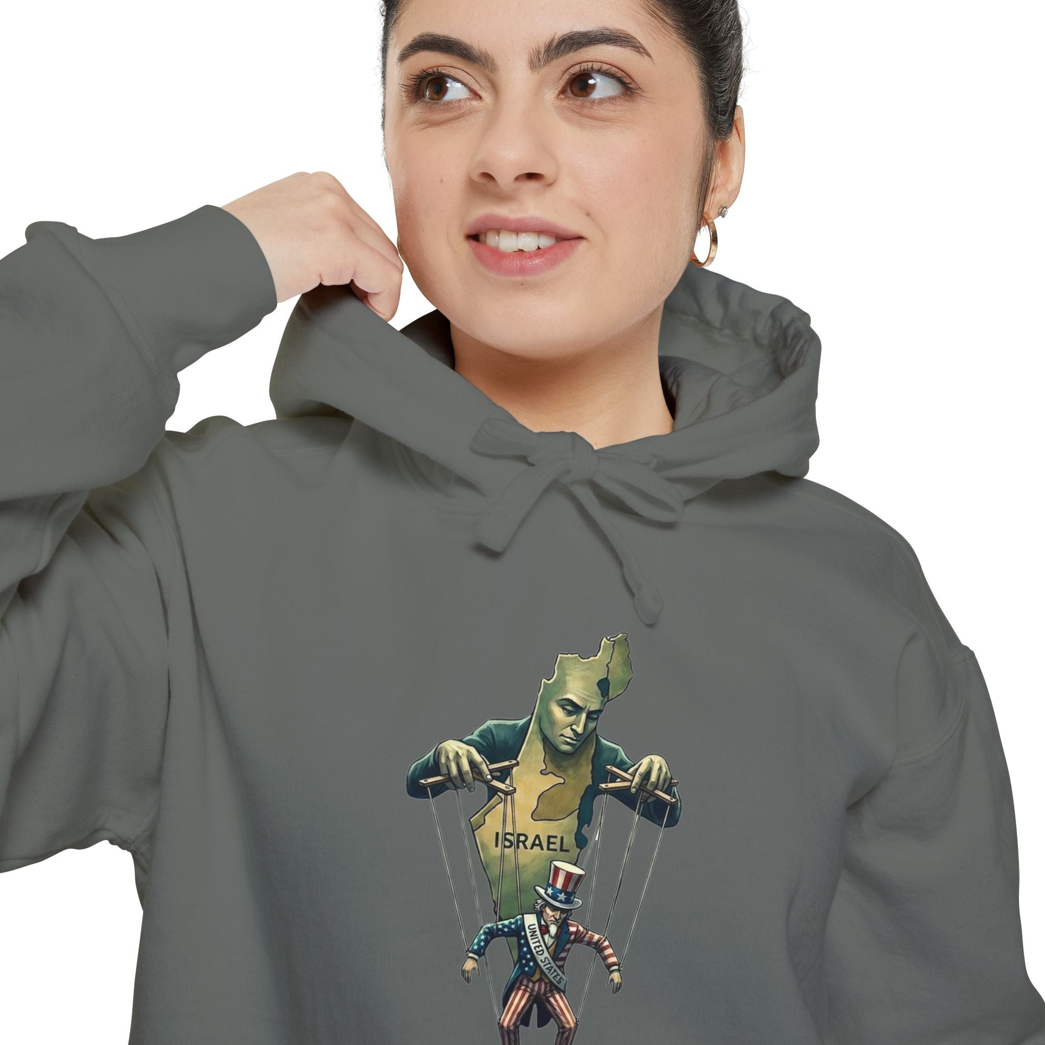 Strings Attached | Garment-Dyed Hoodie — AttitudeShirts