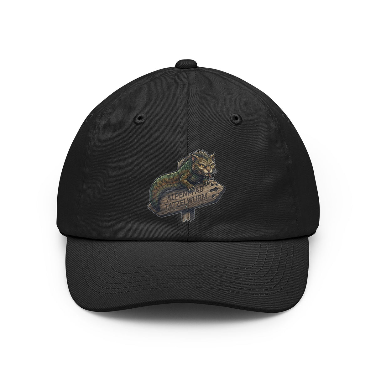Color: Black | Tatzelwurm (Alpine Europe) Dad Hat