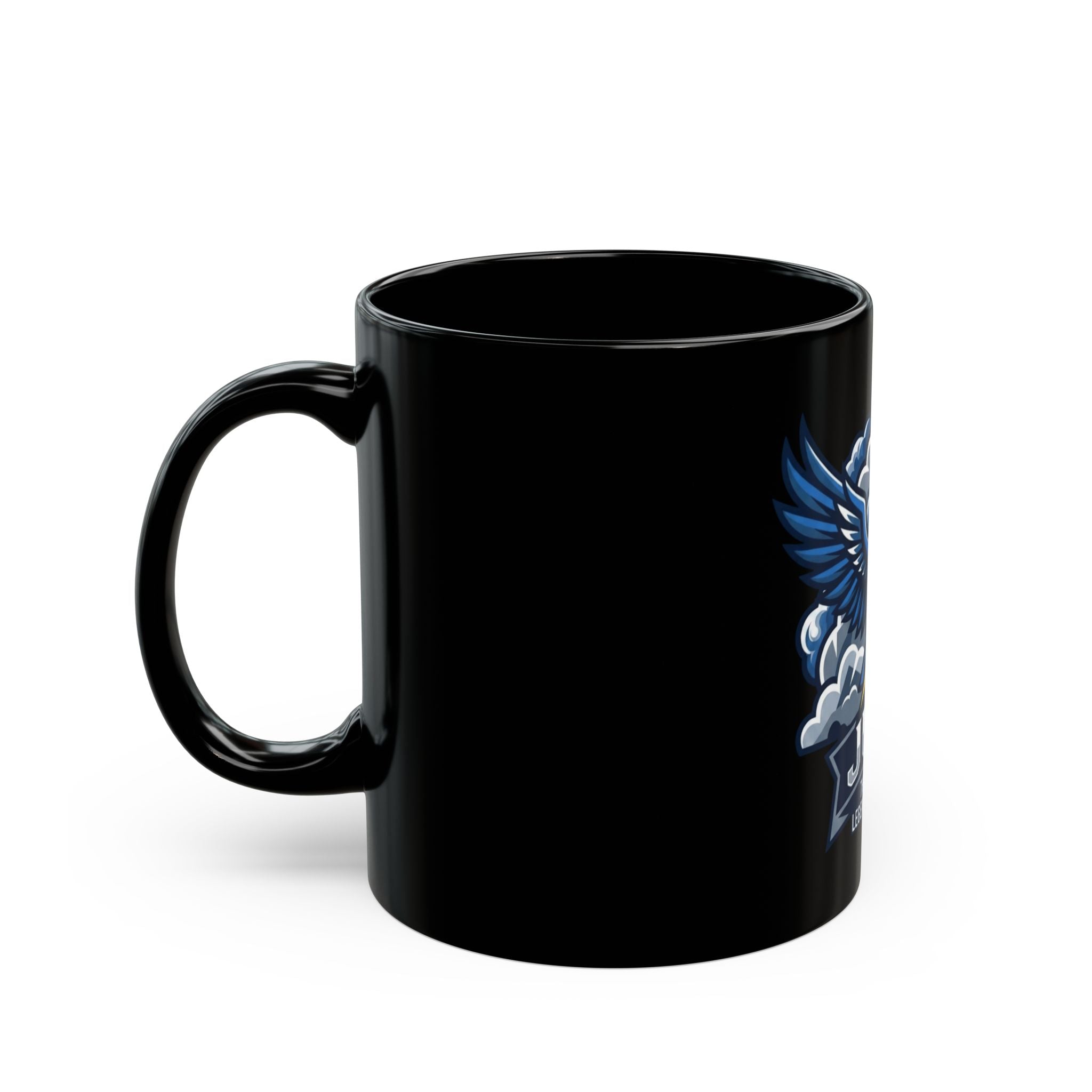 "July Legend" Black Ceramic Mug