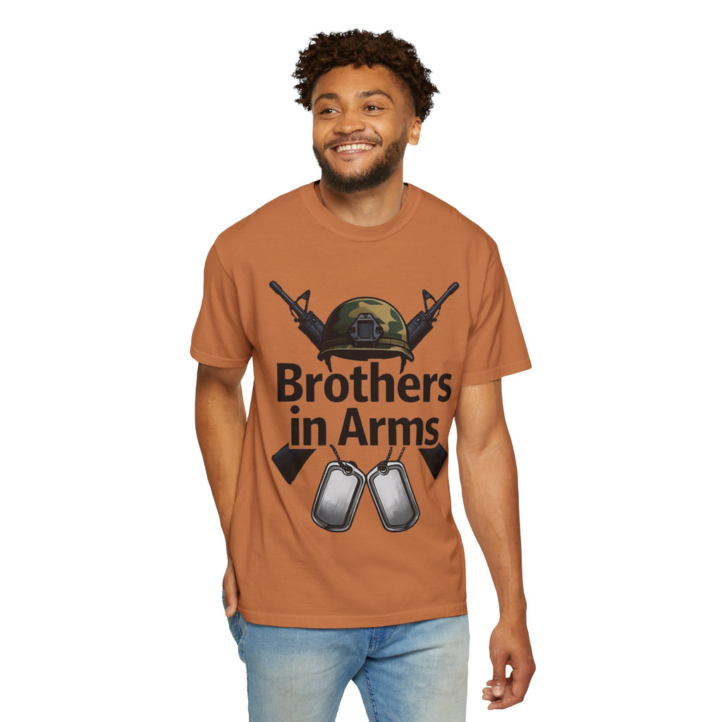 "Brothers in Arms" Unisex Garment-Dyed T-shirt