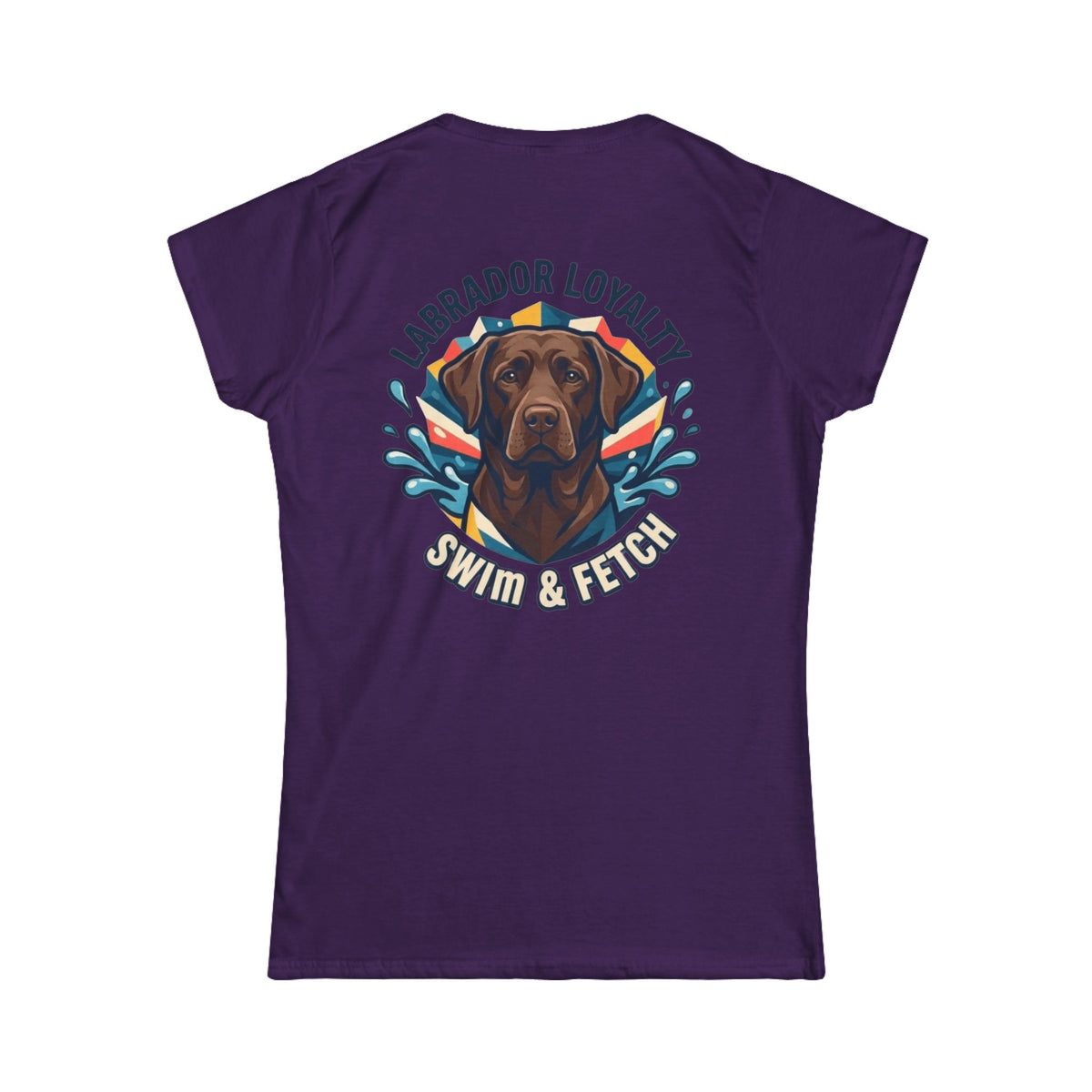 Color: Purple | Labrador Loyalty Swim Fetch Women's Tee