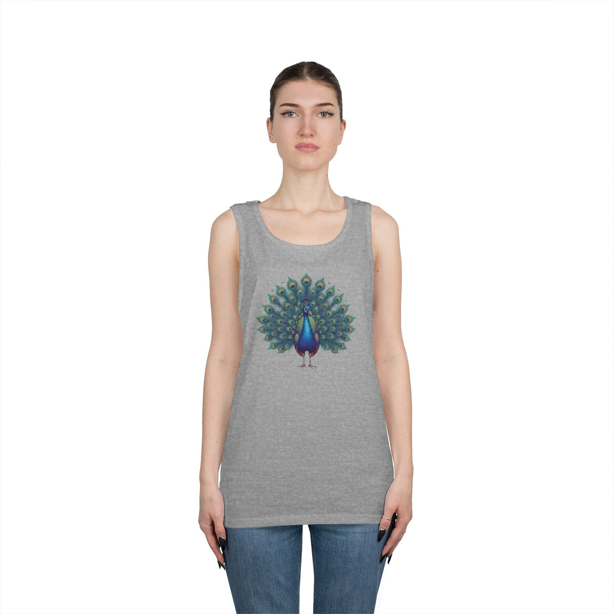 "Hippy Peacock" Tank Top