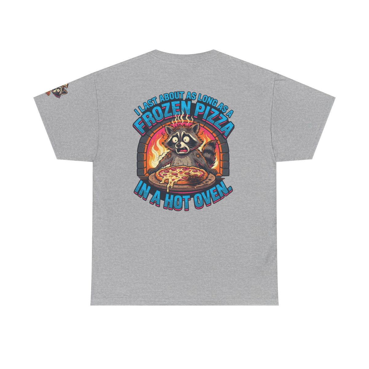 Color: Sport Grey | Frozen Pizza in a Hot Oven Premium Graphic Tee