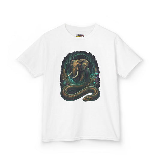 Color: White | Grootslang (South African Mythology) Kids Tee