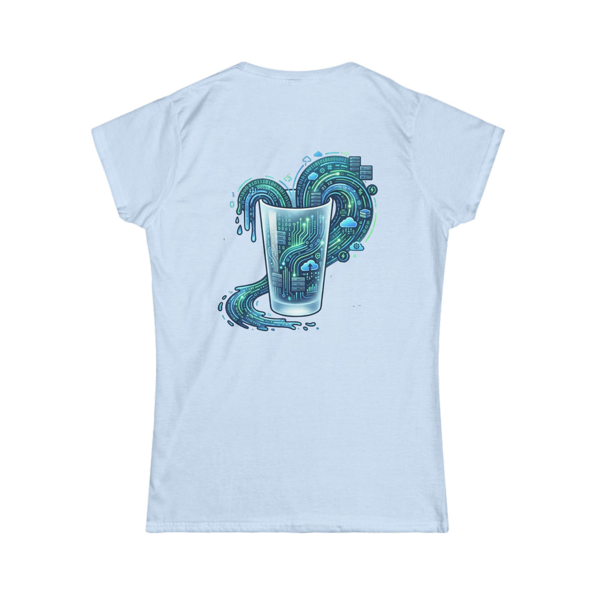 "Glass of Data" Women's Tee