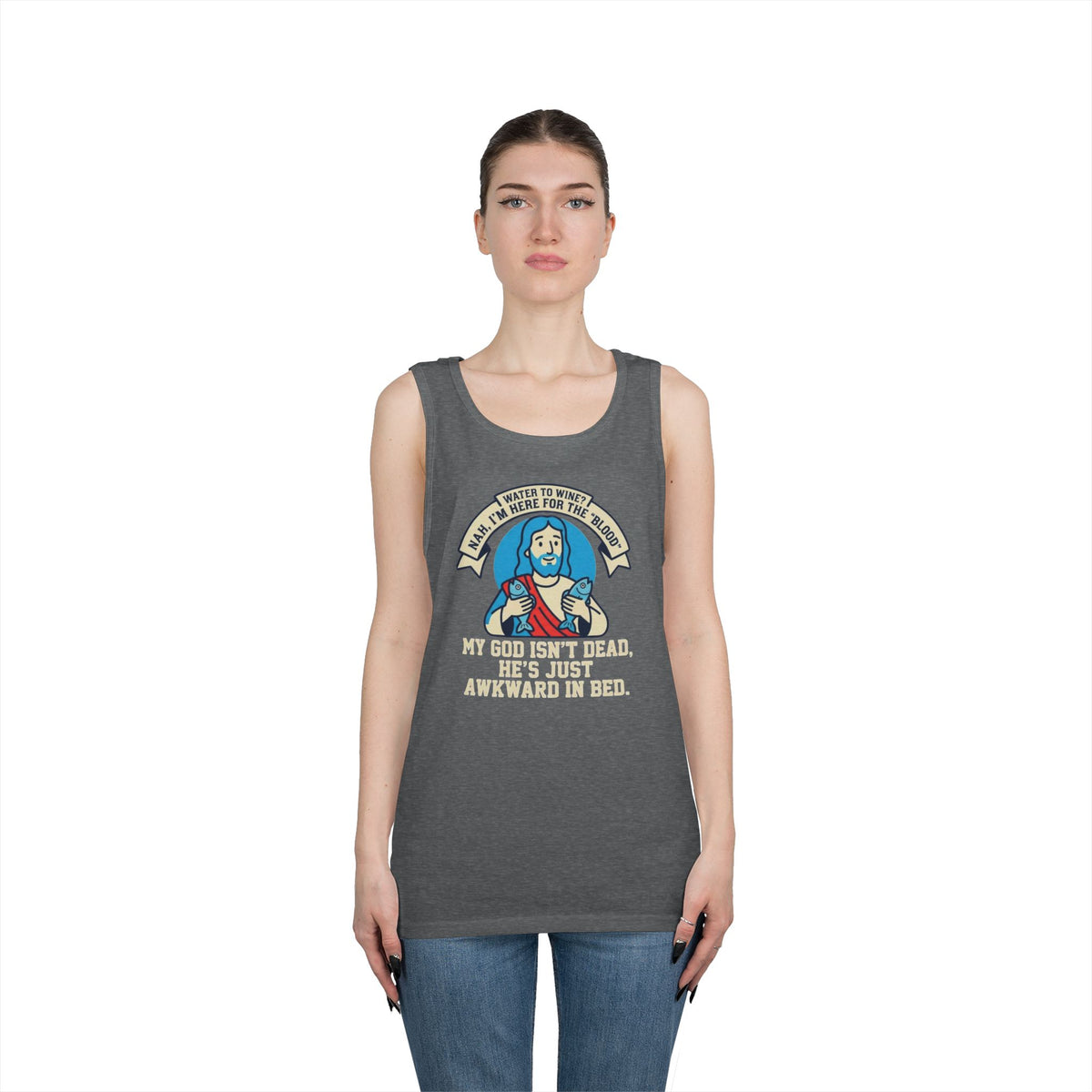 "Good Book Series Not Dead Awkward In Bed" Tank Top