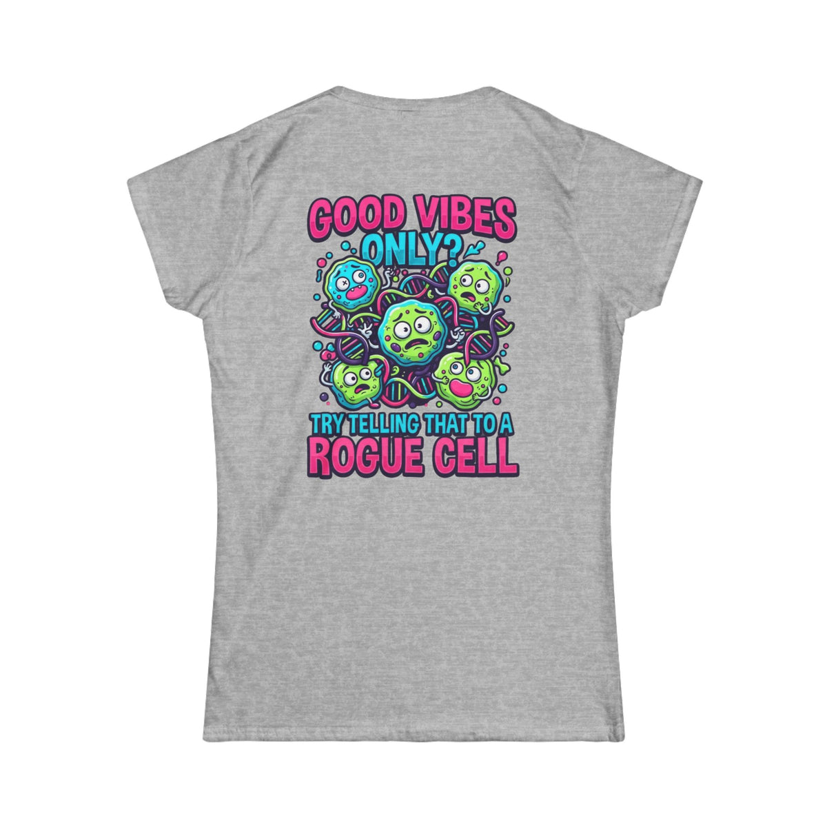 Color: Sport Grey | Good Vibes Only Women's Tee