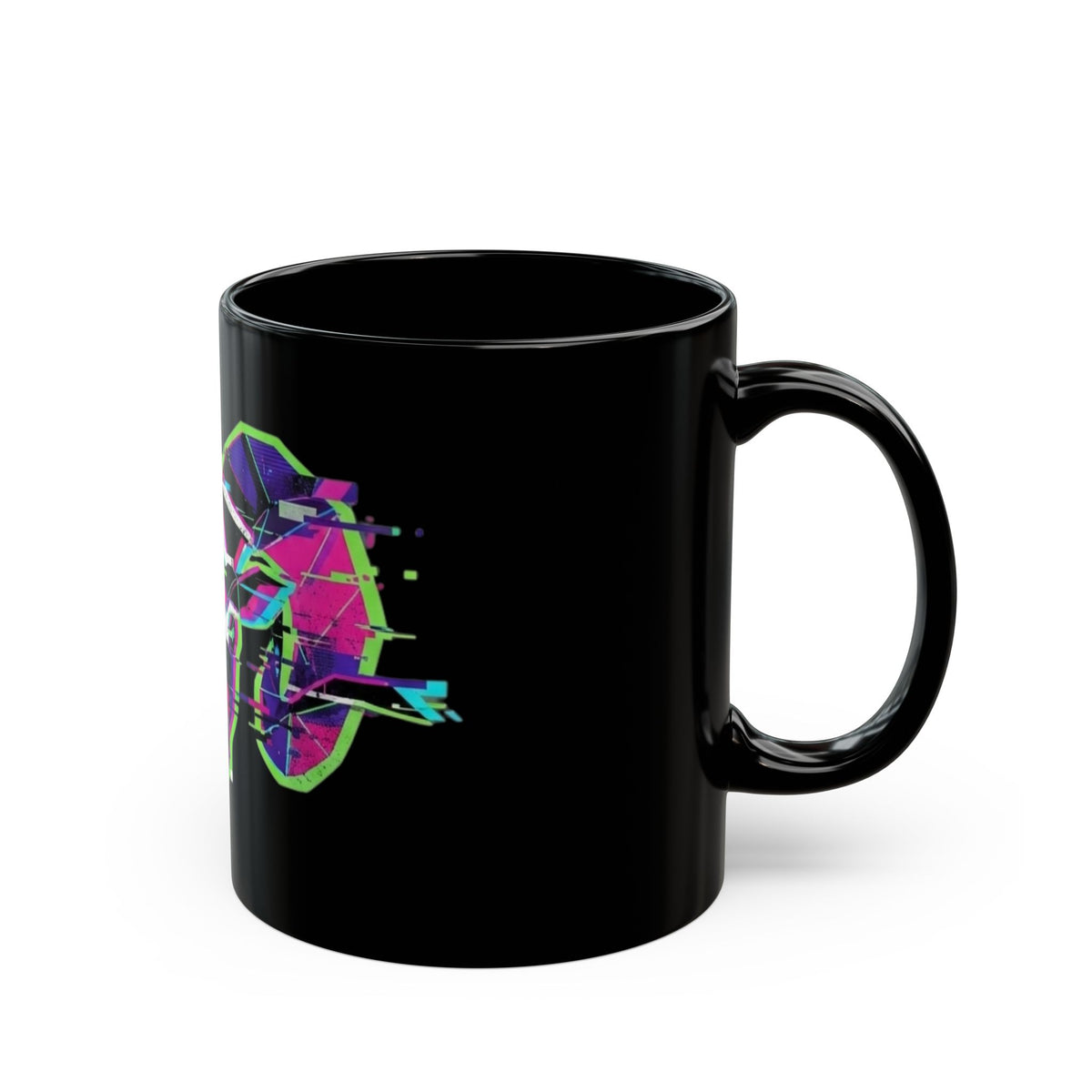 "Aries" Black Ceramic Mug — Graphic