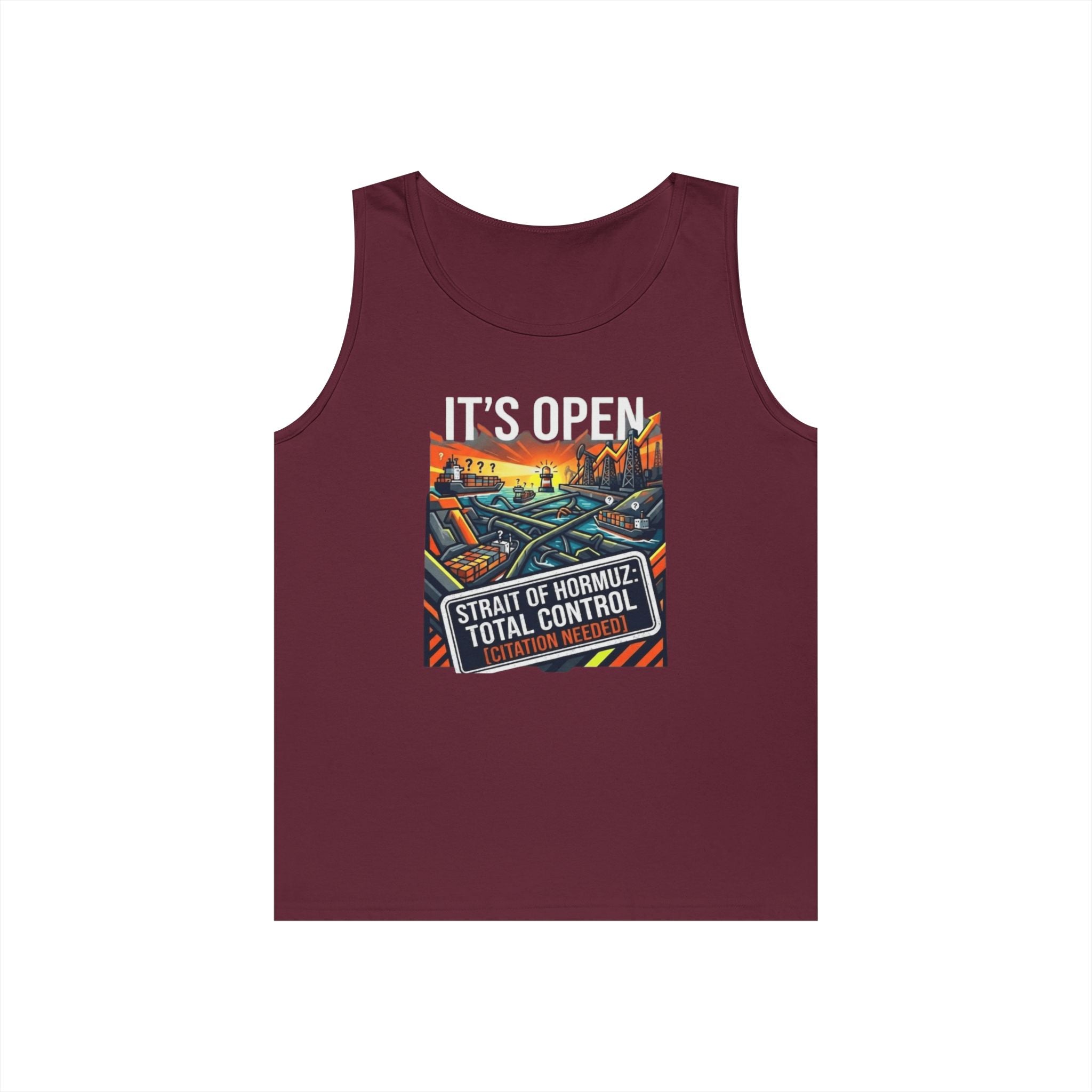 "Straight Of Hormuz is Open" Tank Top