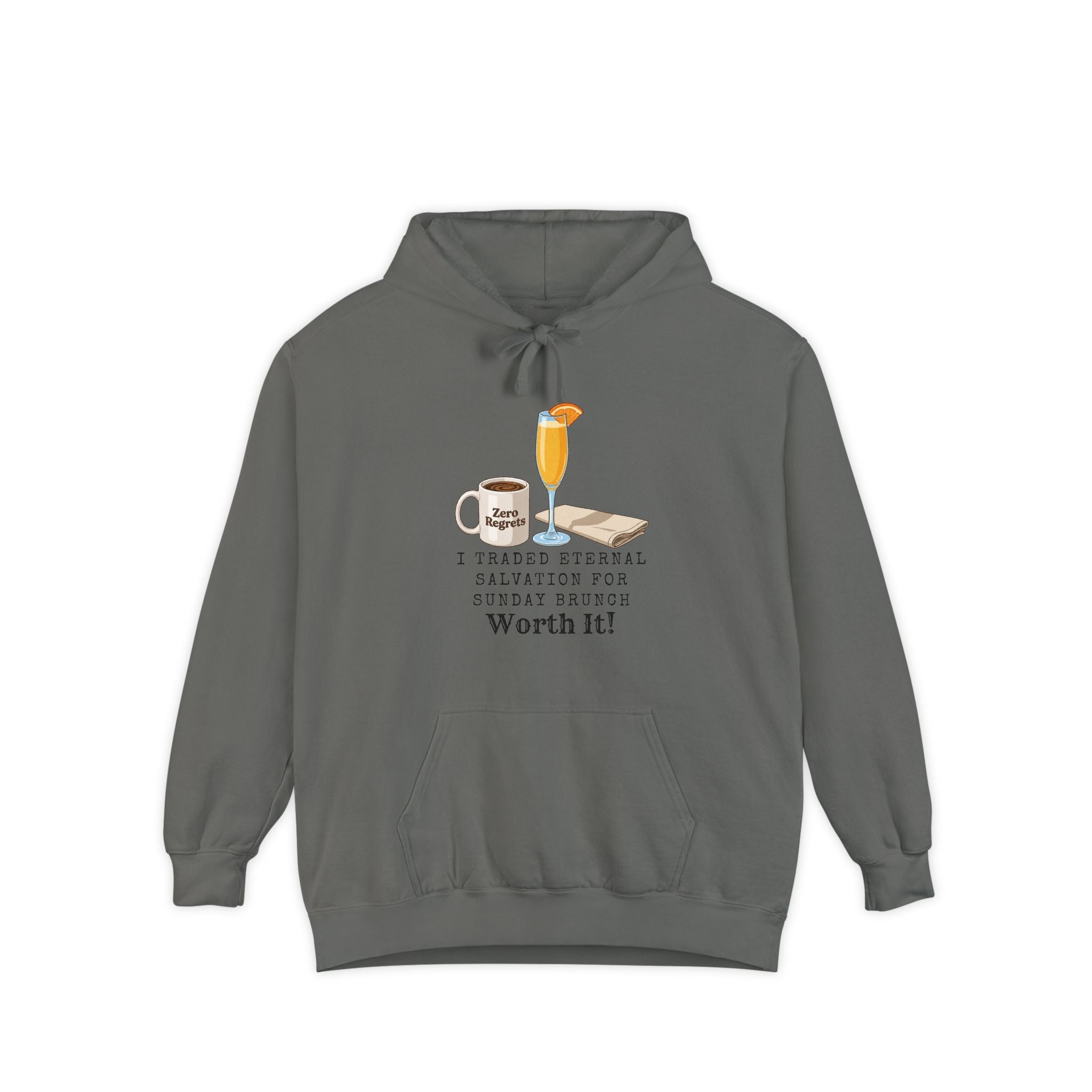 Brunch So Hard | Garment-Dyed Hoodie — AttitudeShirts