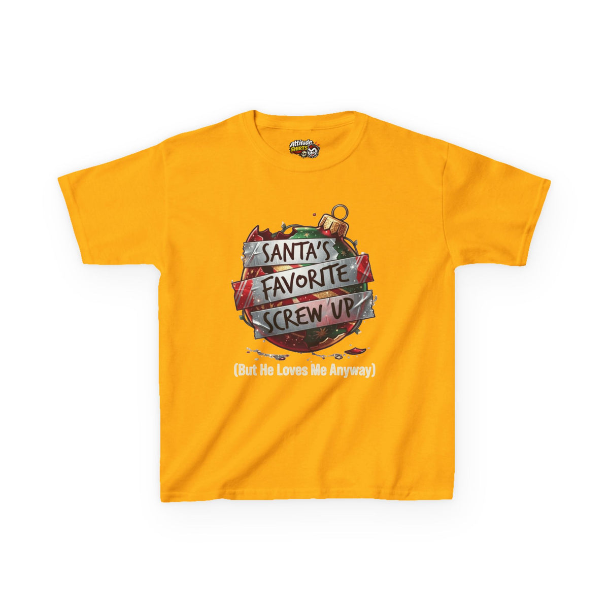 "Santa's Favorite Screw Up" Kids Tee