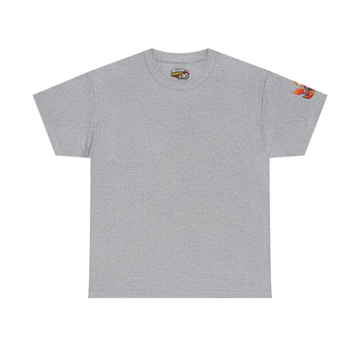 Color: Sport Grey | Burns Coming Out Premium Graphic Tee