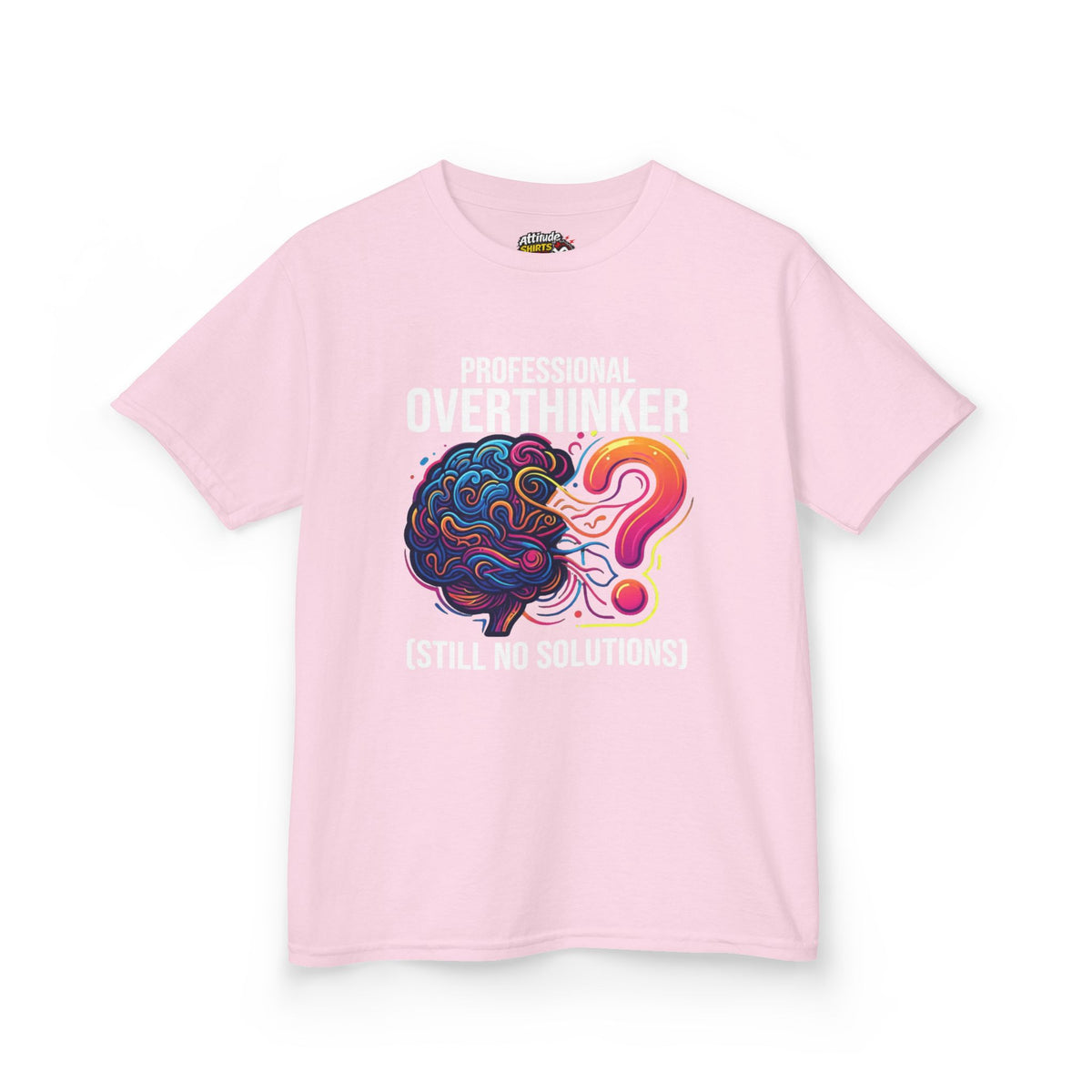 Color: Light Pink | Professional Overthinker Kids Tee