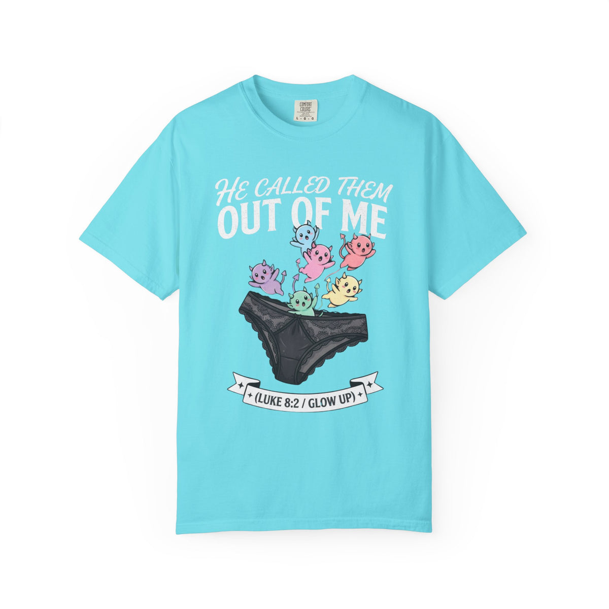 "Good Book Series He Called Them Out Of Me" Unisex Garment-Dyed Tee