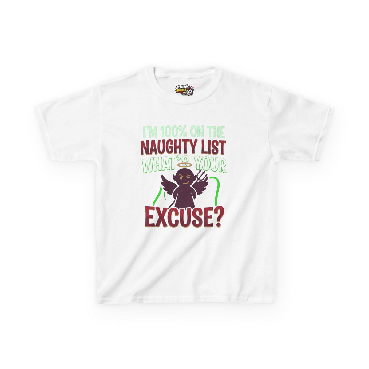 "On The Naughty List" Kids Tee