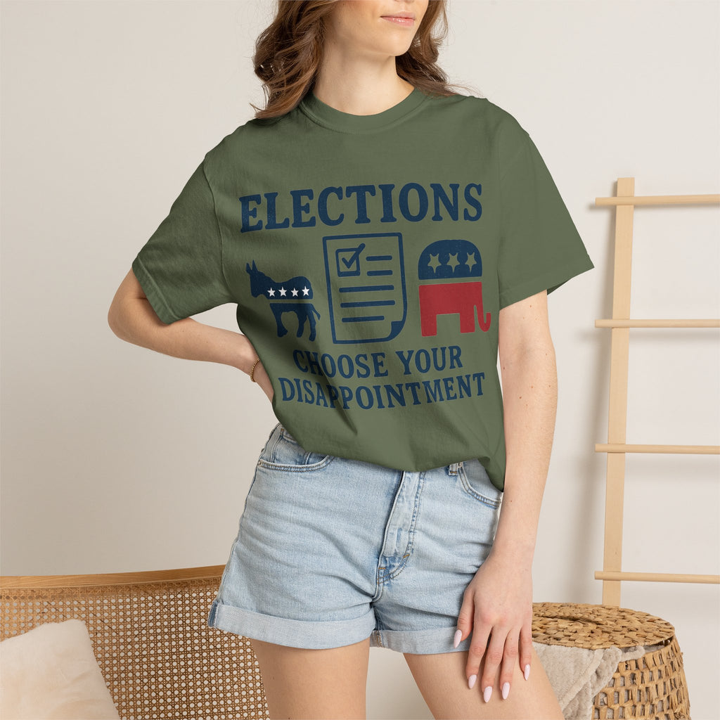 "Voting for the Best" Unisex Garment-Dyed T-shirt