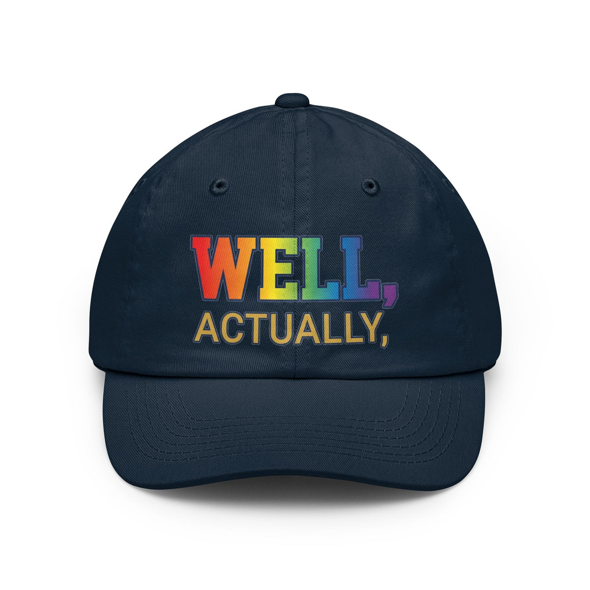 Color: Navy | Straight Outta Not Even Dad Hat — Graphic