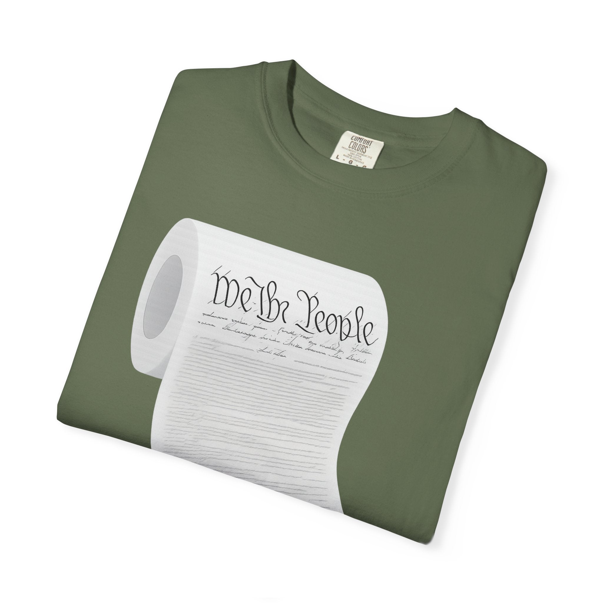 "Constitution Toilet Paper" Unisex Garment-Dyed T-shirt