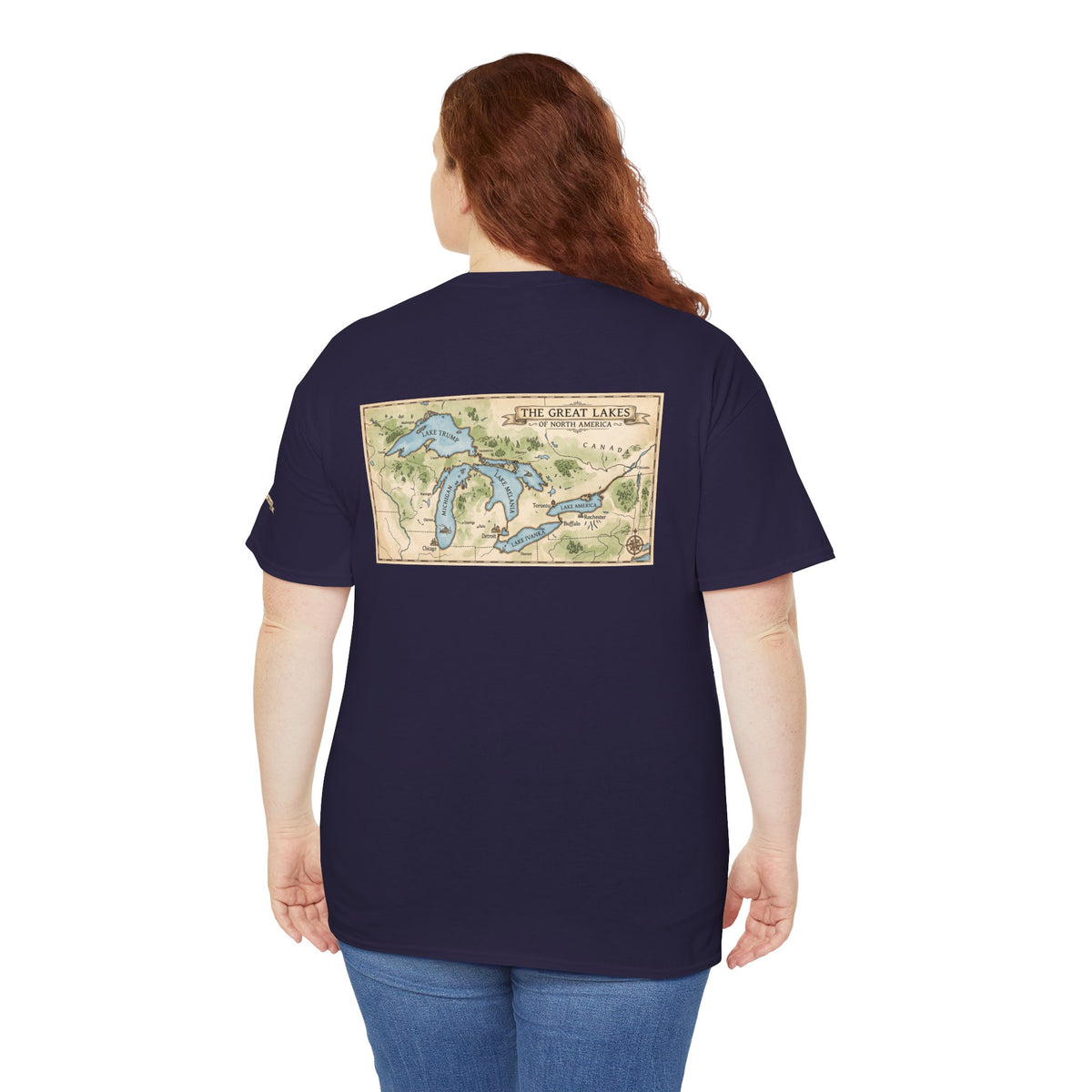 Color: Blackberry | 51st State Great Lakes Premium Graphic Tee
