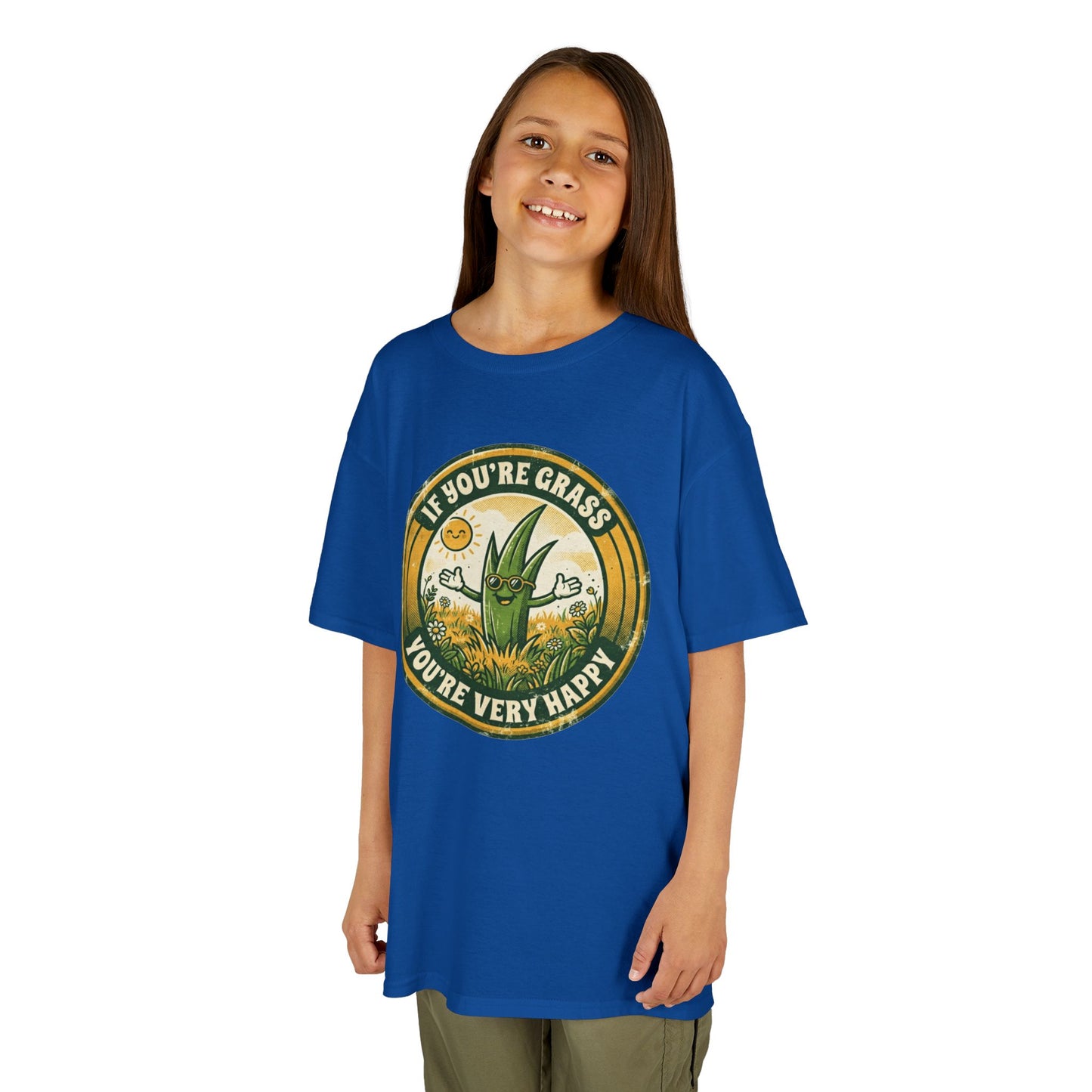 "If You're Grass You're Very Happy" Kids Tee