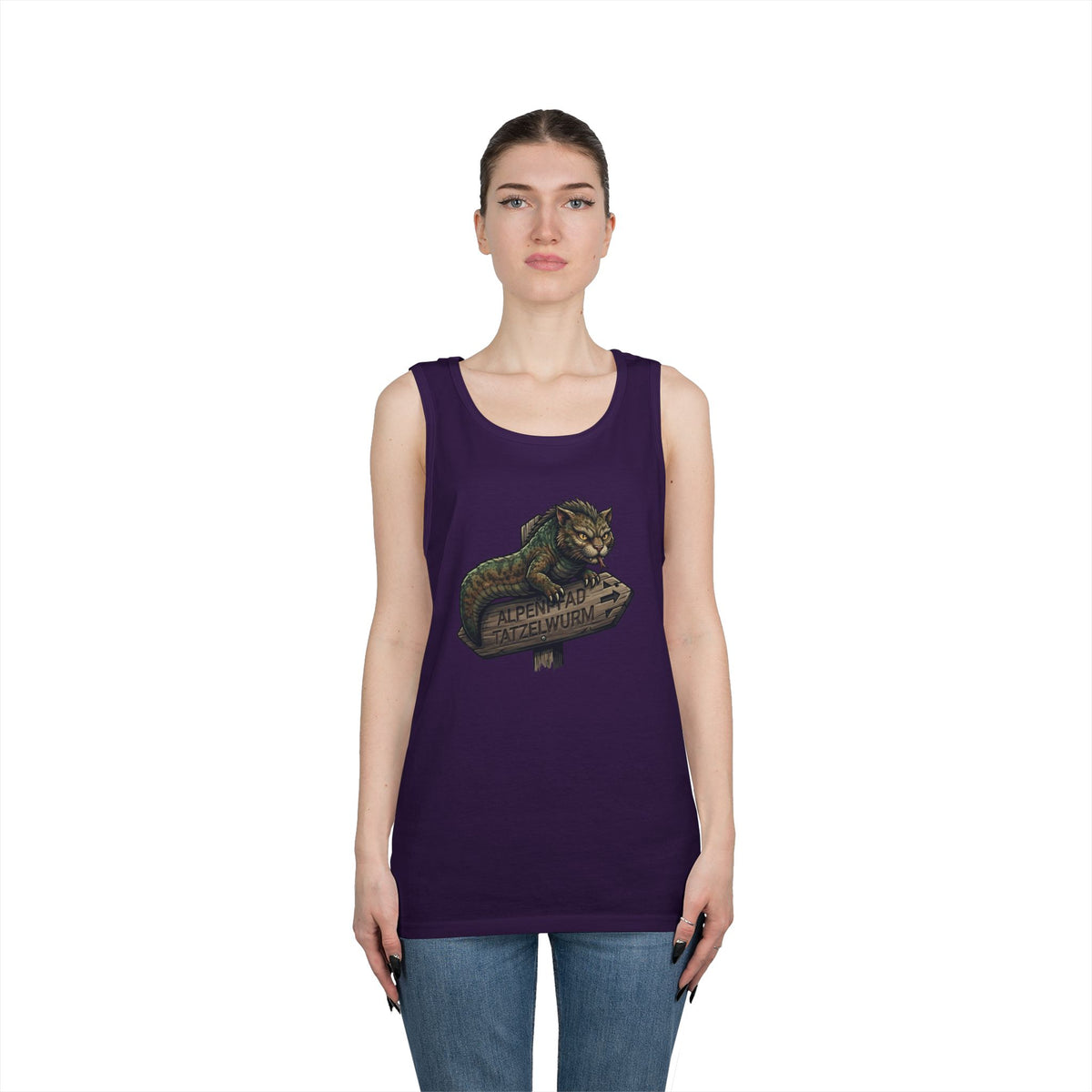 Color: Purple | Tatzelwurm (Alpine Europe) Tank Top