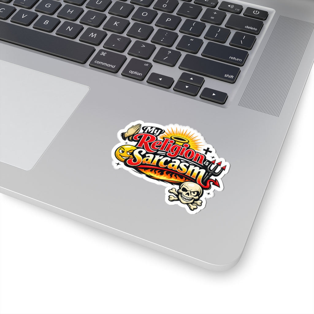 Sarcasm is My Savior | Kiss-Cut Sticker — AttitudeShirts