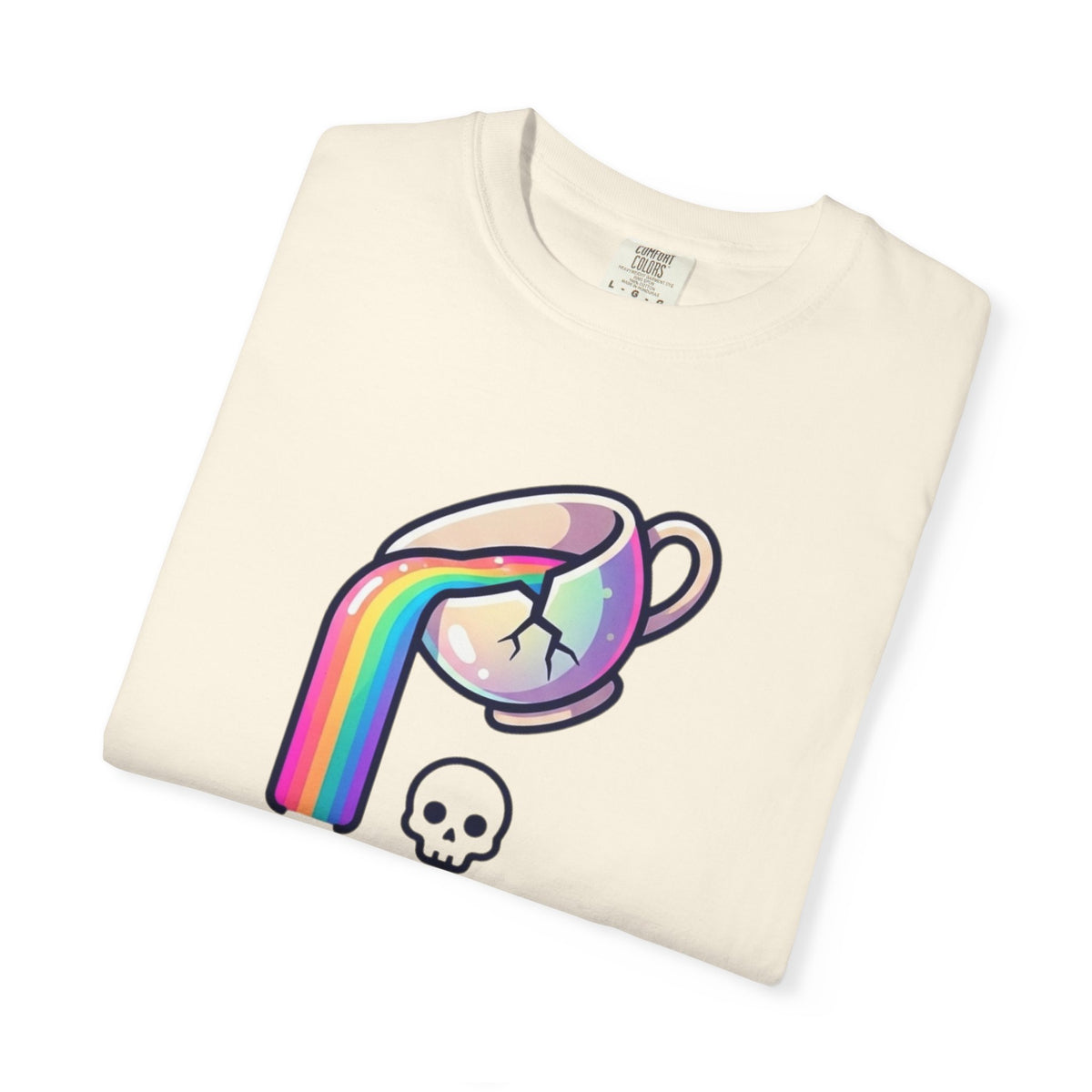 "Surviving on Caffeine Spite and Superior Aesthetics" Unisex Garment-Dyed Tee