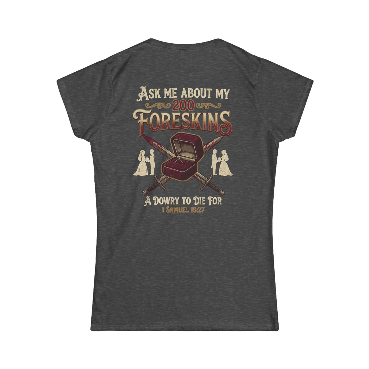 "Good Book Series 200 Foreskins" Women's Tee