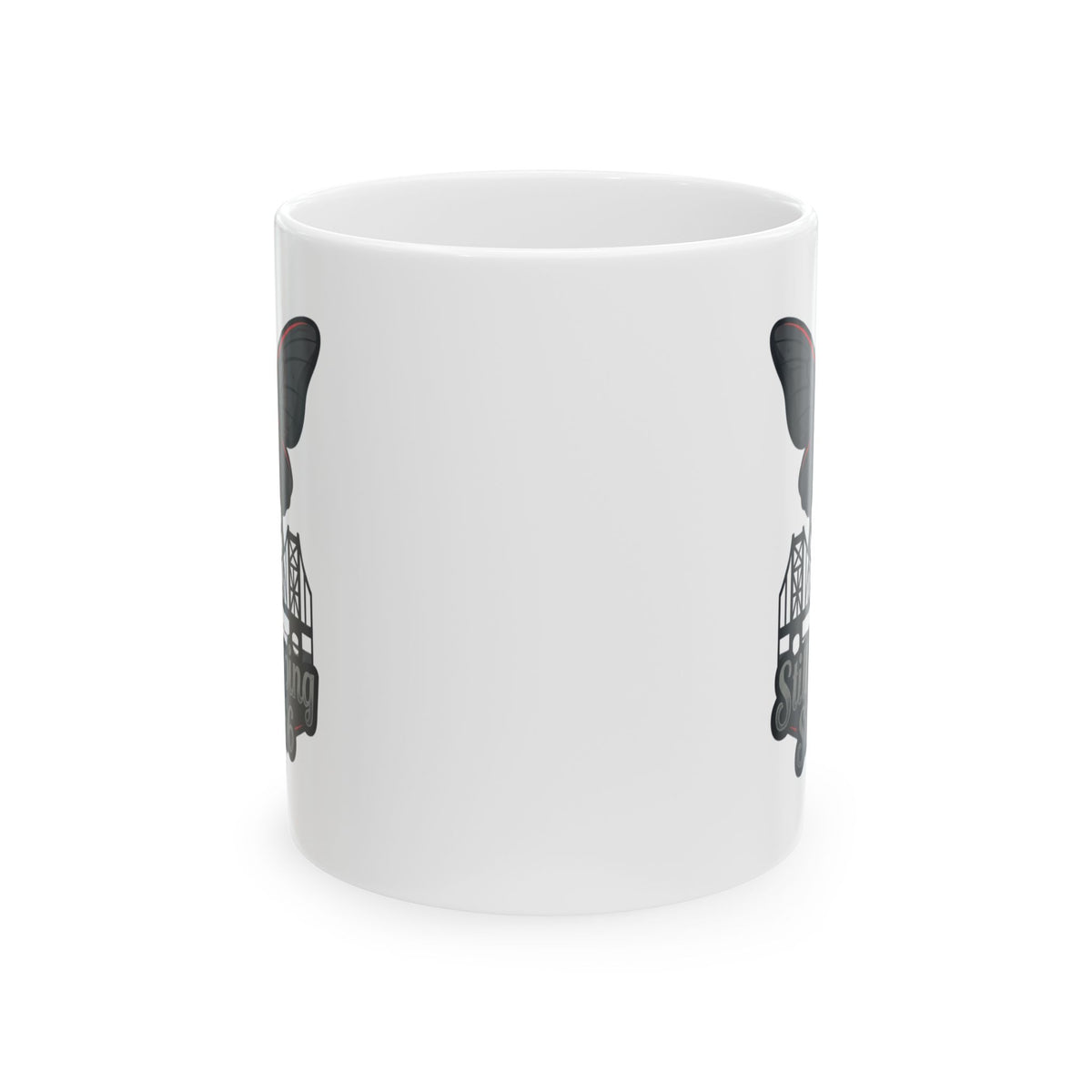 "Mothman (West Virginia, USA)" White Ceramic Mug