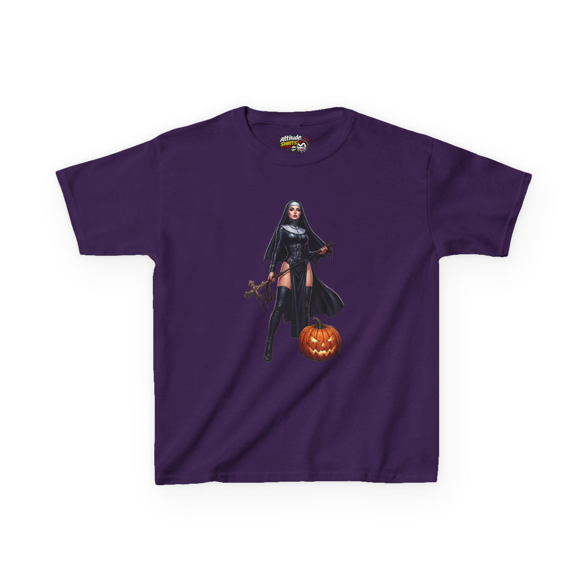 Sexy Halloween Nun Kids Tee