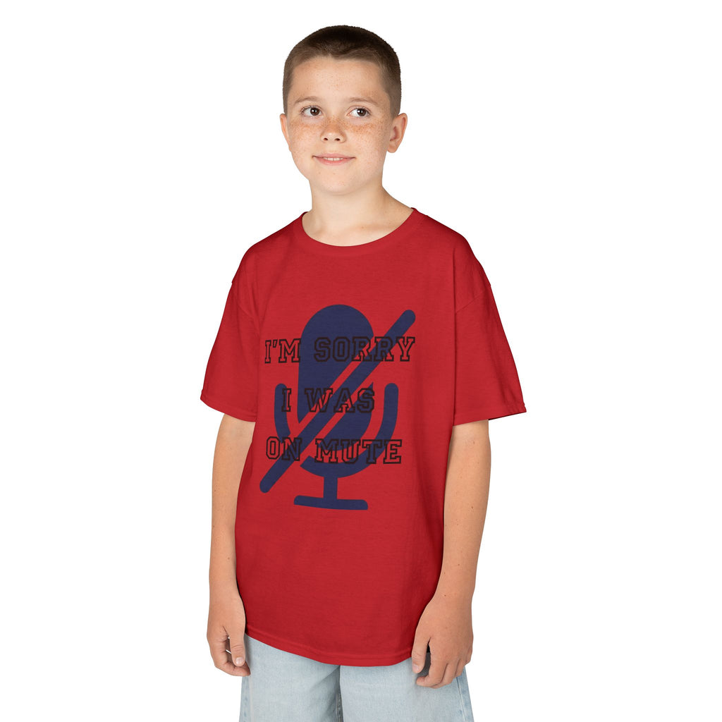 "I'm Sorry I Was On Mute" Kids Tee