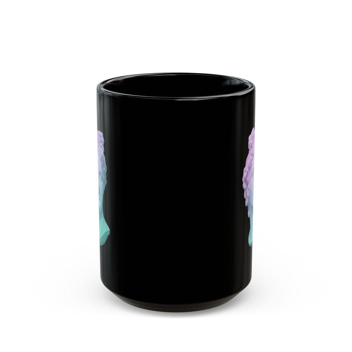 "Dreamscape" Black Ceramic Mug — Graphic