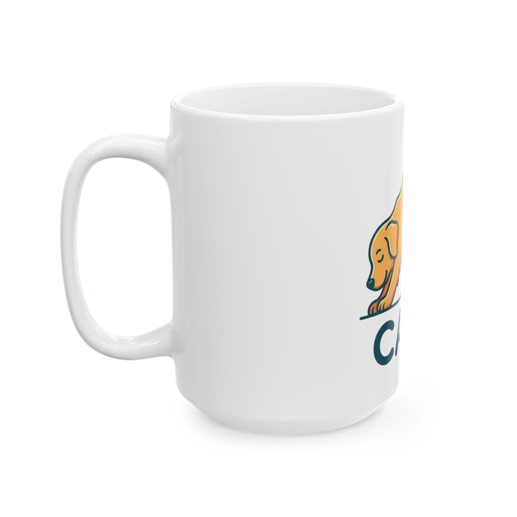 "Dog CALM" White Ceramic Mug