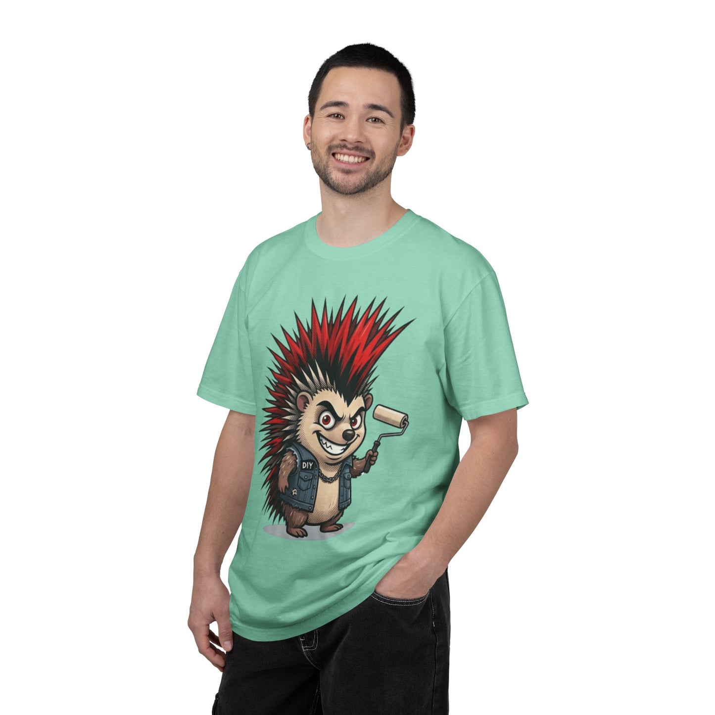 "Punkupine" Unisex Garment-Dyed Tee