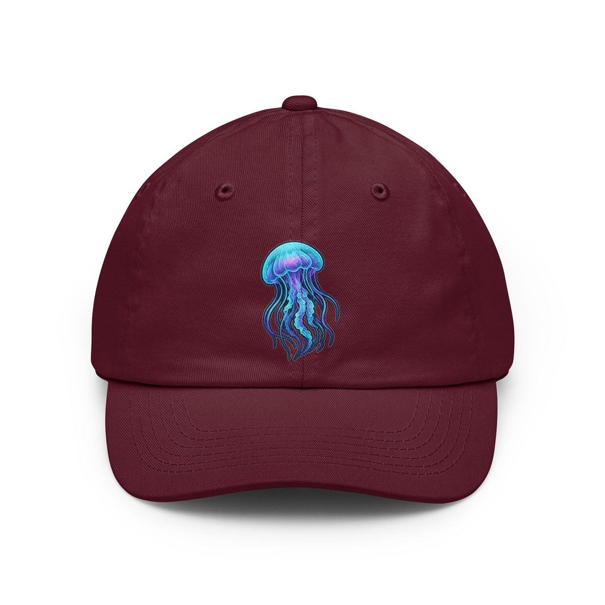 Color: Maroon | Jelly Credible Dad Hat — Graphic