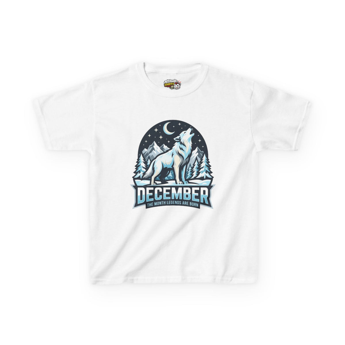Color: White | December Legend Kids Tee