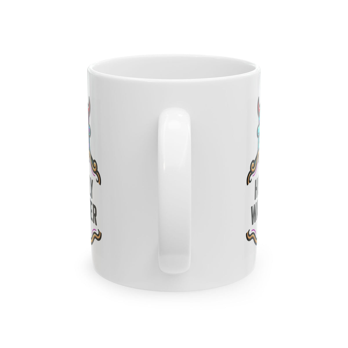 "Holy Lube" White Ceramic Mug — Graphic