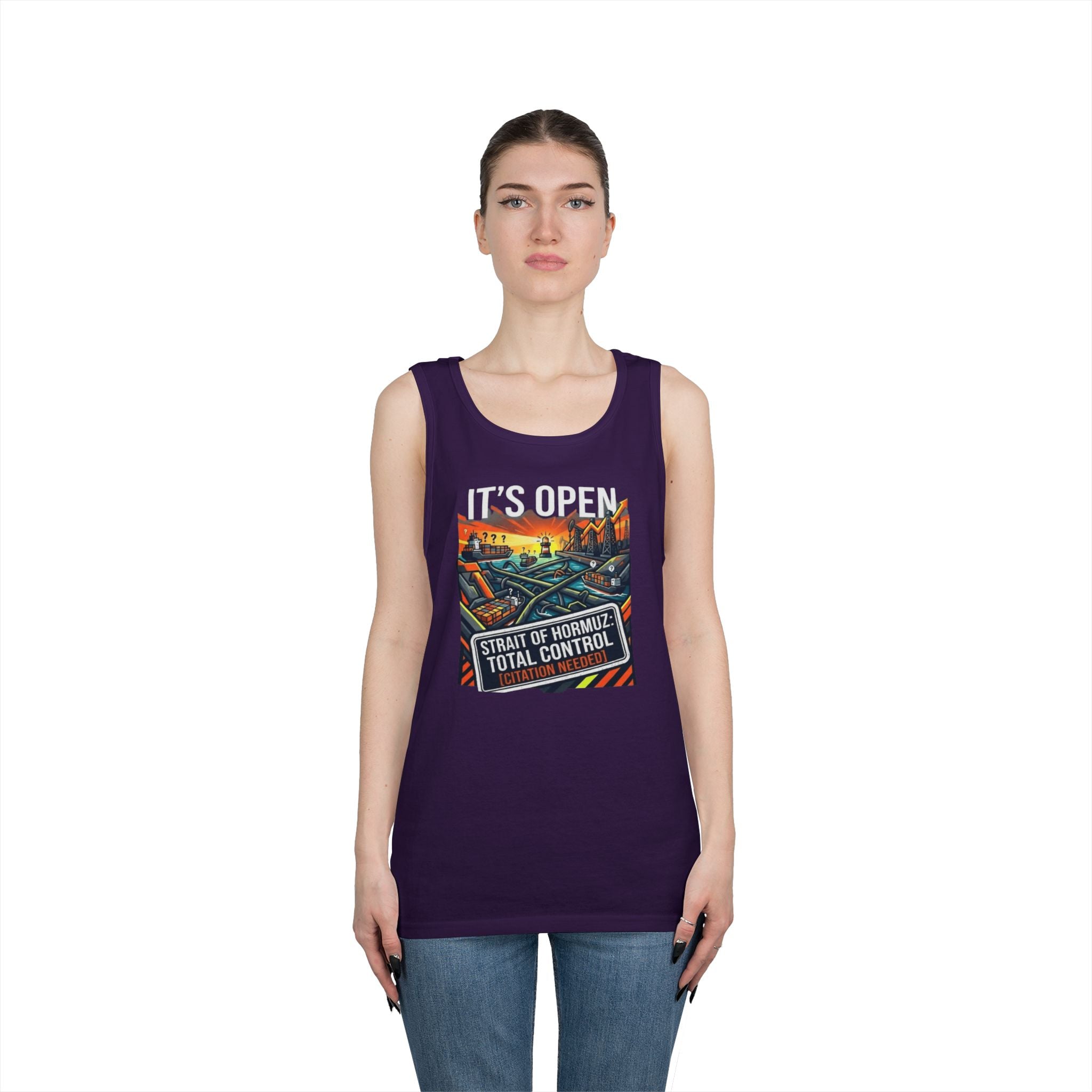 "Straight Of Hormuz is Open" Tank Top