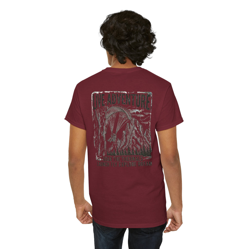 "Live Adventure - Soar the Thermals" Premium Graphic Tee