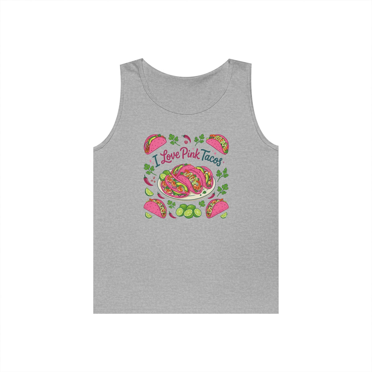 "I Love Pink Tacos" Tank Top