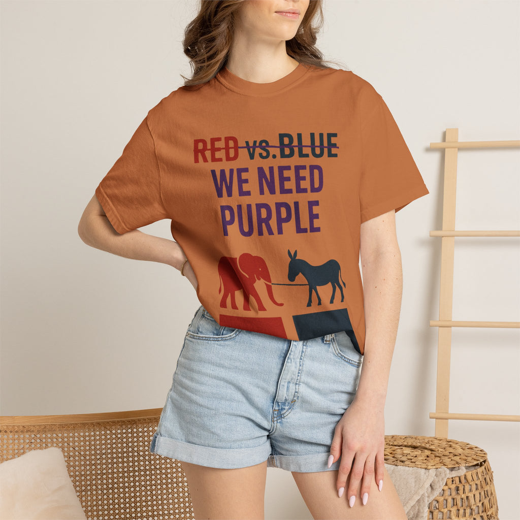 "he Lesser Evil Election" Unisex Garment-Dyed T-shirt