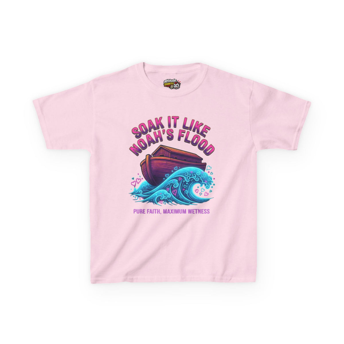 "Good Book Series Soak it Like Noah's Flood" Kids Tee