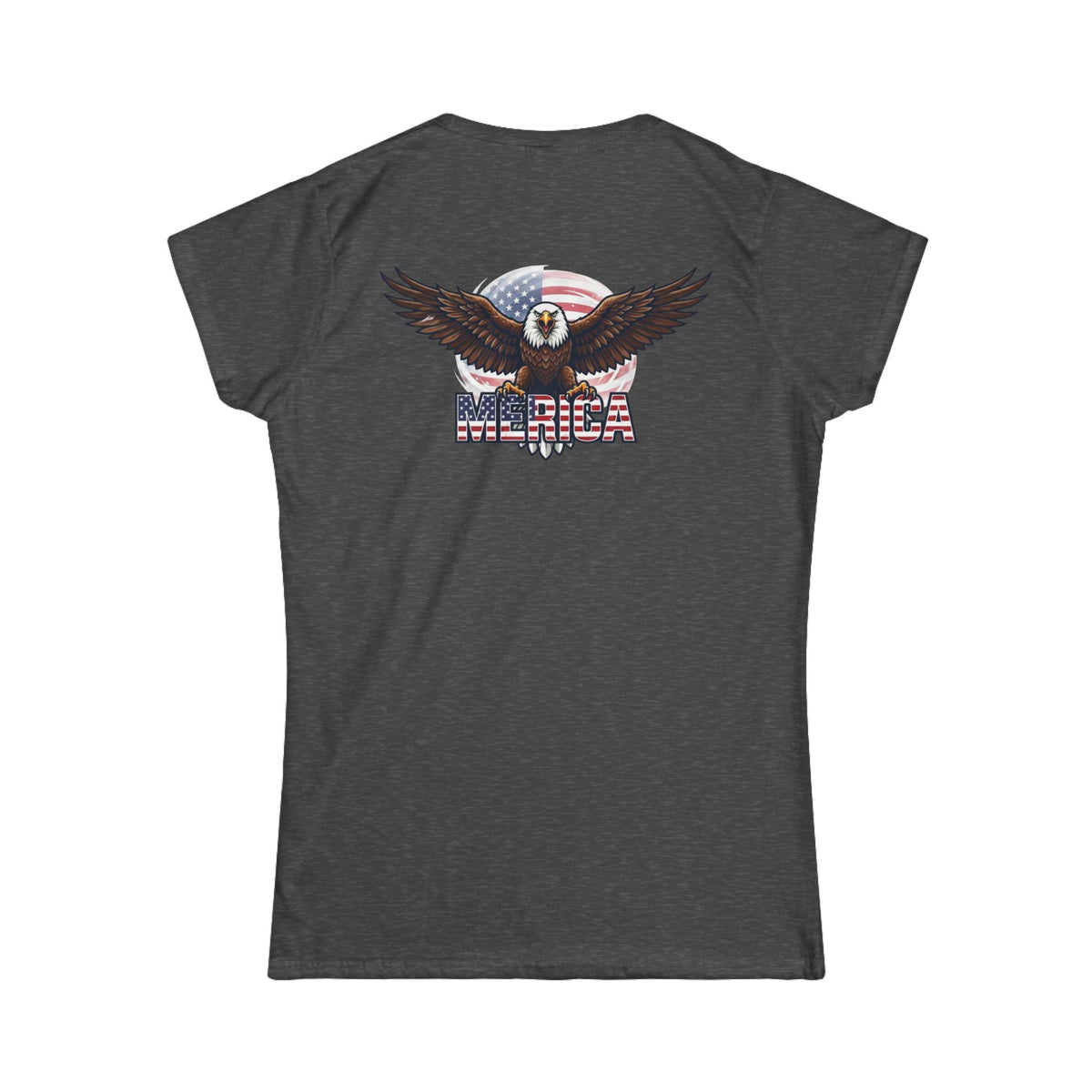 Color: Dark Heather | Merica Women's Tee