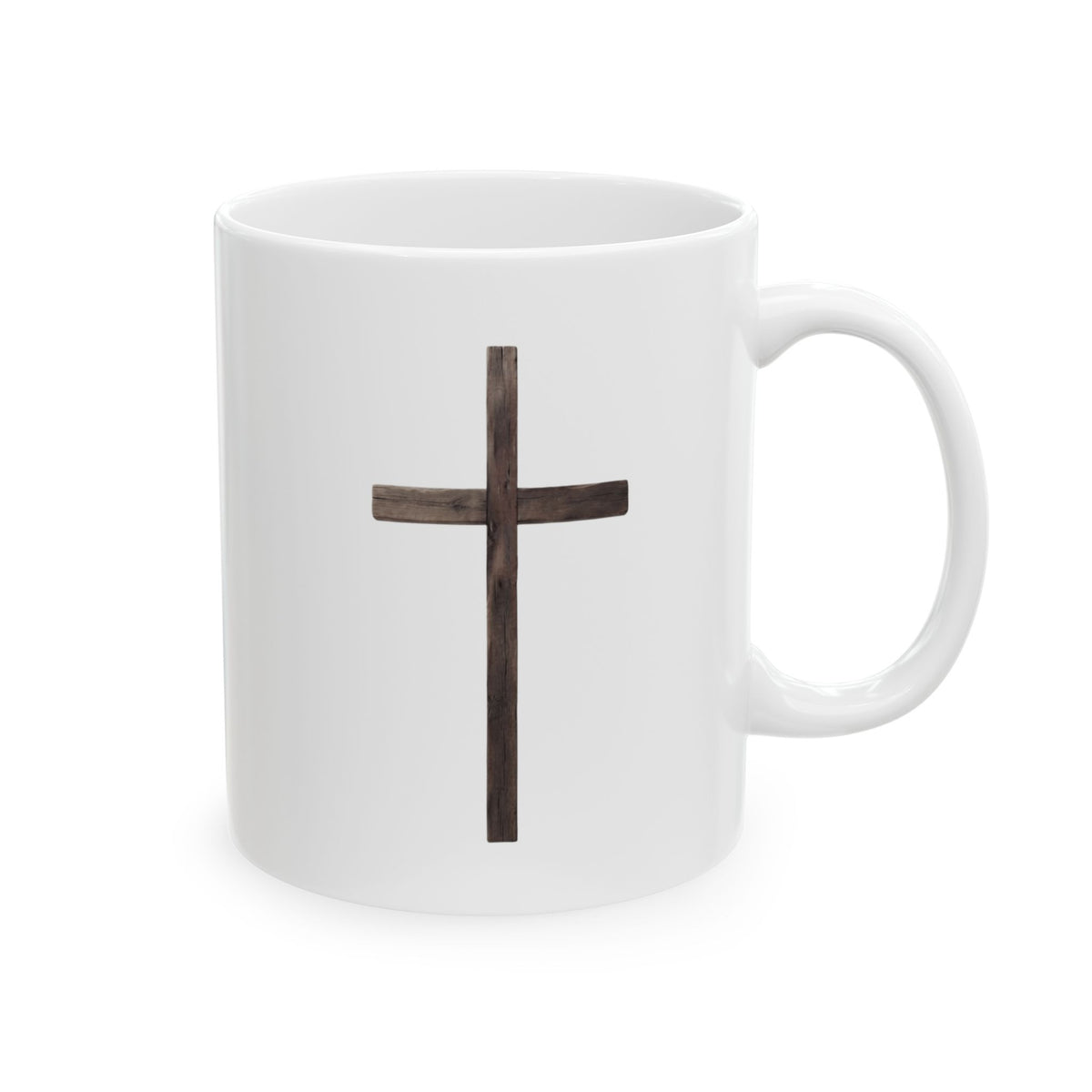 "God Has A Plan For Me" White Ceramic Mug — Graphic