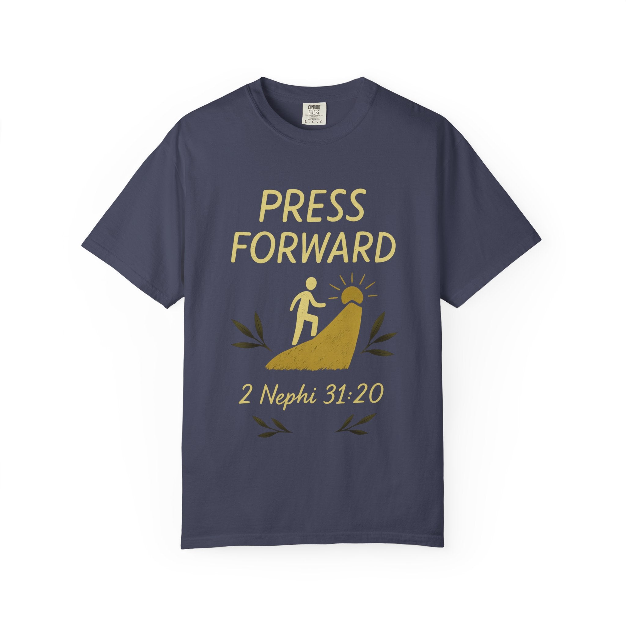 "Press Forward" Unisex Garment-Dyed T-shirt