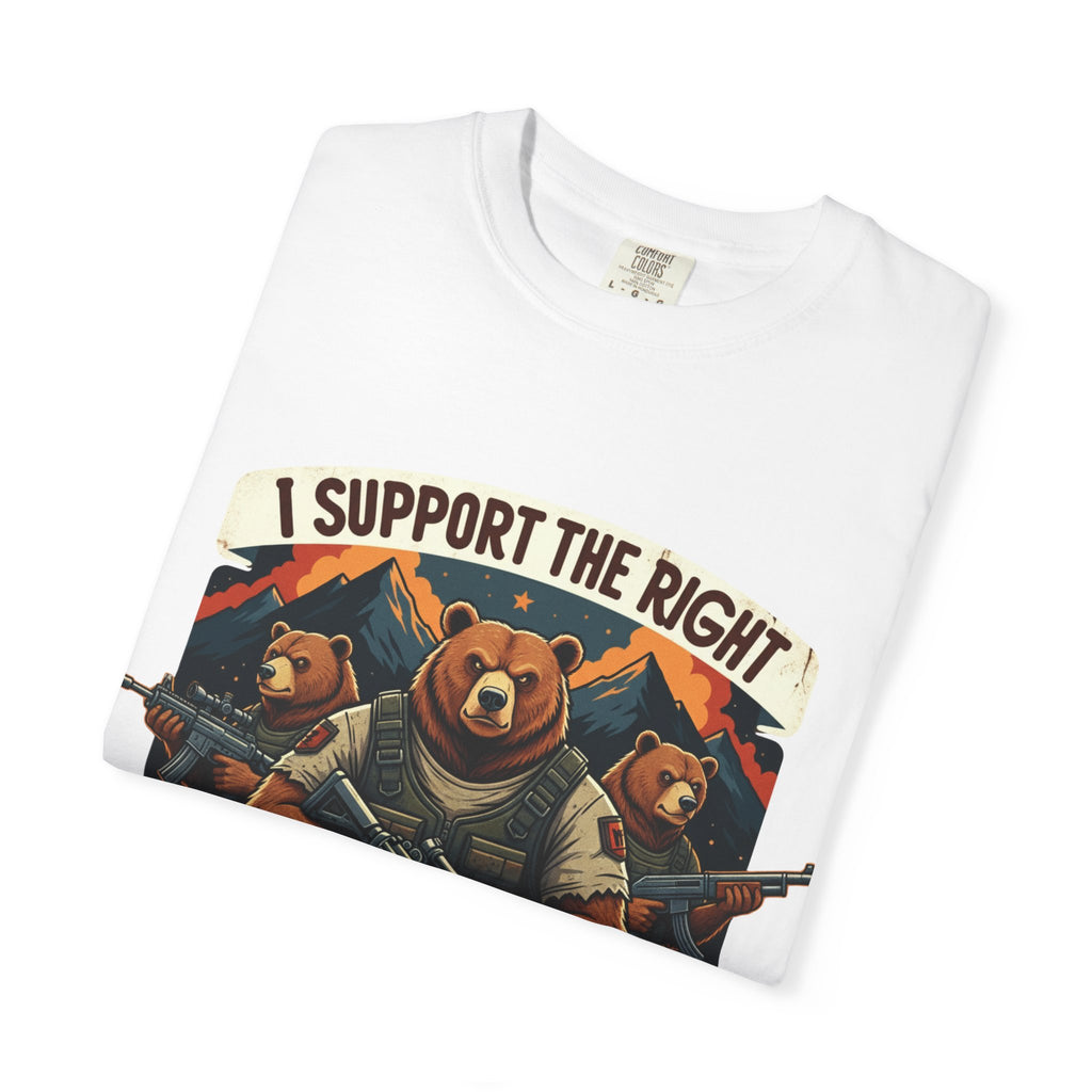 "The Right to Arm Bears (Mountain Division)" Unisex Garment-Dyed T-shirt